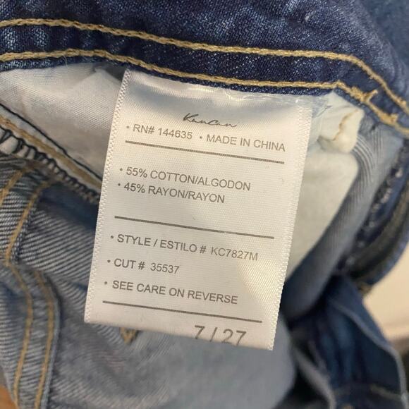 Women's KanCan Corrine Ultra High Rise Slouch Relaxed Mom Jeans Straight 27 7 - Picture 14 of 16
